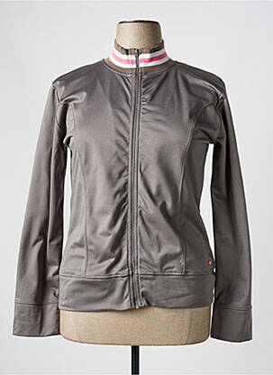 Veste casual col rond gris DIM femme