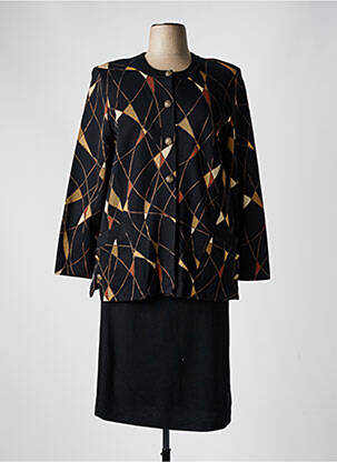 Ensemble jupe coupe droite noir FRANCE RIVOIRE femme
