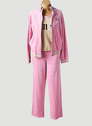 Pyjama coupe droite rose ANNE DARCEY femme