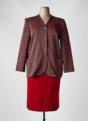 Ensemble jupe rouge JEAN MOREUX pour femme seconde vue