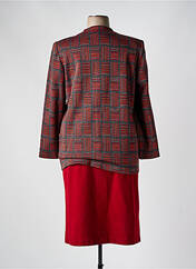 Ensemble jupe rouge JEAN MOREUX pour femme seconde vue