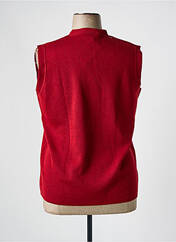 Gilet sans manche rouge TELMAIL pour femme seconde vue