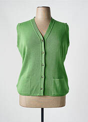 Gilet sans manche vert TELMAIL pour femme seconde vue