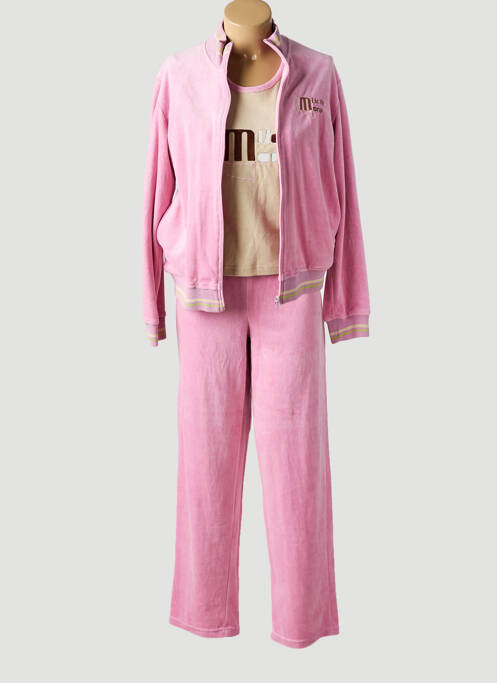 Pyjama coupe droite rose ANNE DARCEY femme