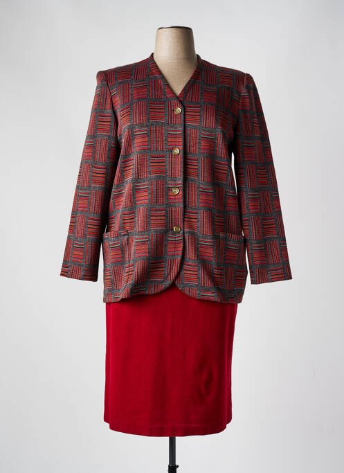 Ensemble jupe rouge JEAN MOREUX pour femme