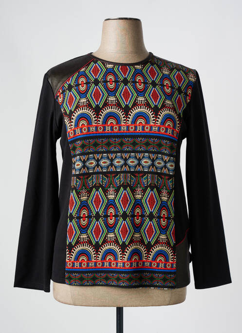 T-shirt noir GEVANA pour femme