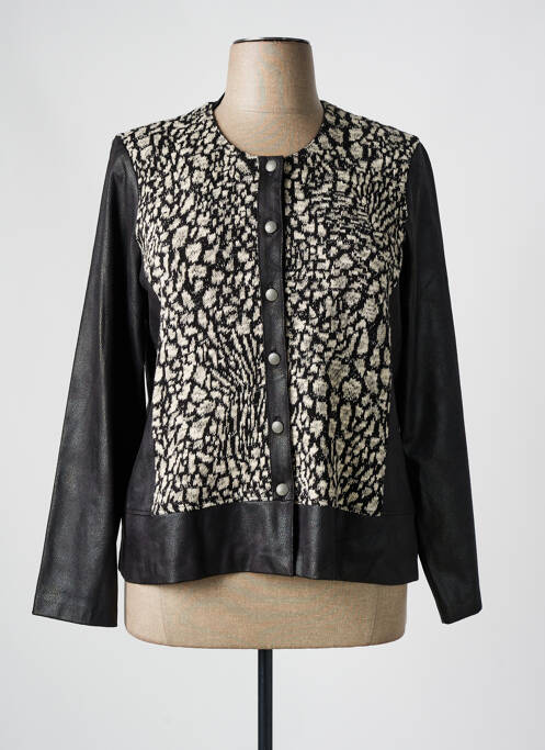 Veste casual noir GEVANA pour femme