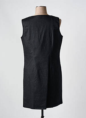Robe mi-longue sans manche sans manche noir ATLANTA femme