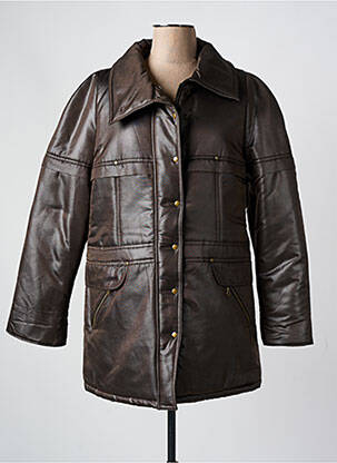 Parka manches longues sans capuche noir QUATTRO femme