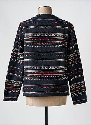 Veste casual coupe droite bleu THALASSA femme