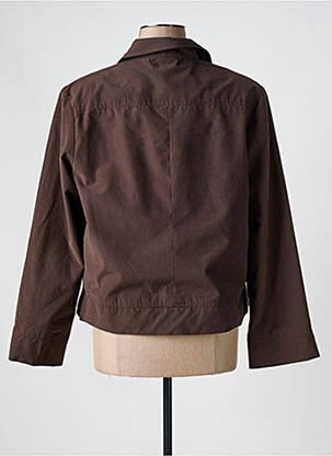 Coupe-vent poches sans capuche marron ATLANTA femme