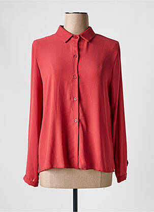 Chemisier coupe fluide manches longues orange ITALY MODA femme