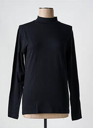 Sous-pull coupe cintrée manches longues noir JET femme