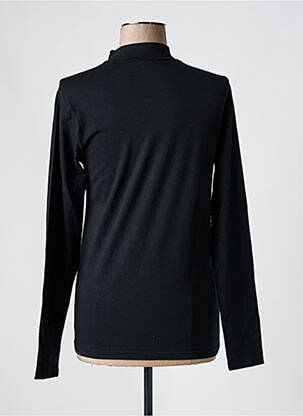 Sous-pull coupe cintrée manches longues noir JET femme