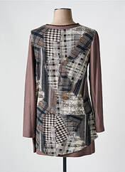 Tunique manches longues marron TELMAIL pour femme seconde vue