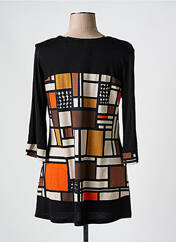 Tunique manches longues noir ATLANTA pour femme seconde vue