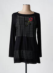 Tunique manches longues noir TELMAIL pour femme seconde vue