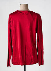 Tunique manches longues rouge MANADOUR pour femme seconde vue
