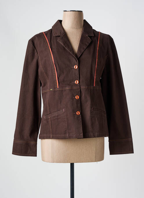 Blazer marron LUCCHINI pour femme