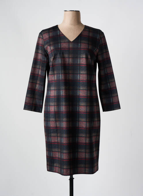 Robe mi-longue gris GEVANA pour femme