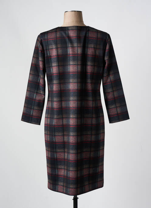 Robe mi-longue gris GEVANA pour femme