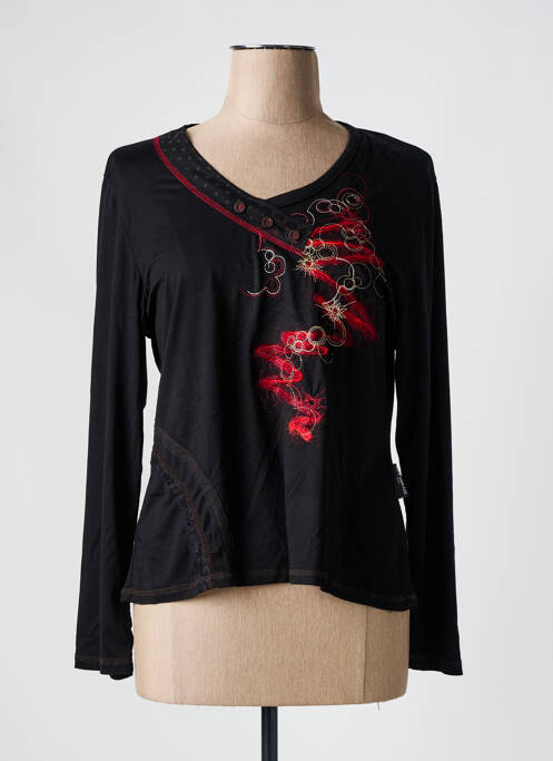 Top noir COTE ANGLAISE pour femme