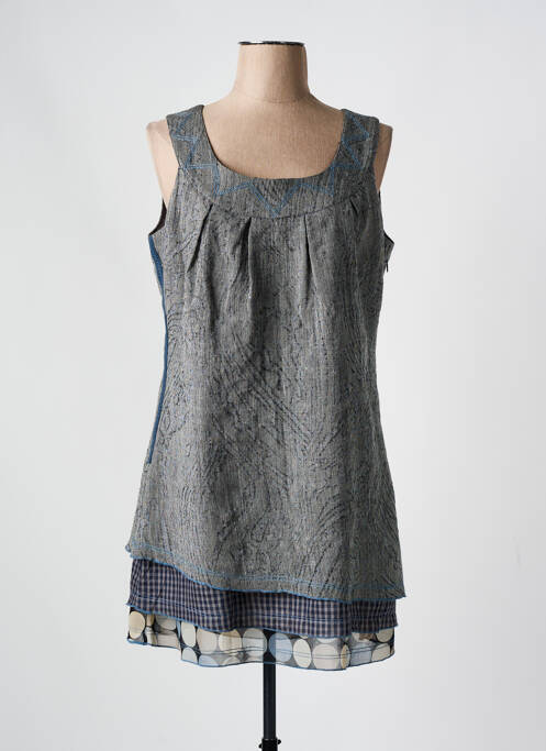 Tunique manches longues noir CAMAGE pour femme