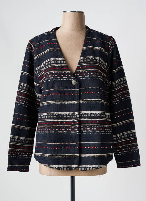 Veste casual bleu THALASSA pour femme