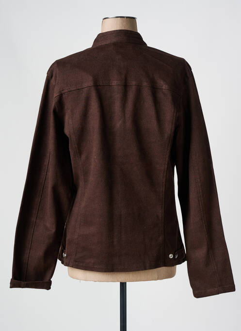 Veste casual marron STK pour femme