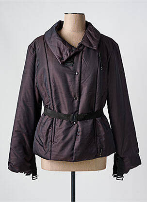 Doudoune finition intérieure doublure satiné sans capuche marron ARMOR LUX femme