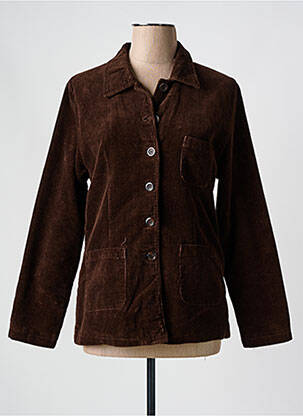Veste casual poches marron STK femme