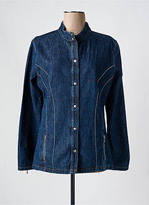 Veste casual poches bleu STK femme