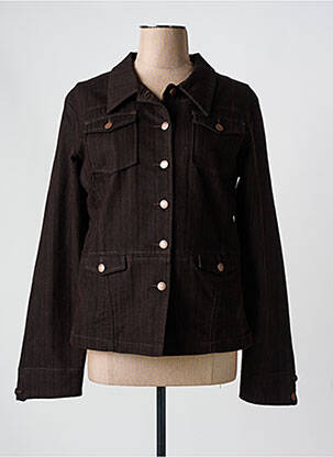 Veste casual poches marron STK femme