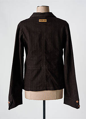 Veste casual poches marron STK femme