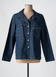 Veste casual col tailleur bleu LUCCHINI femme