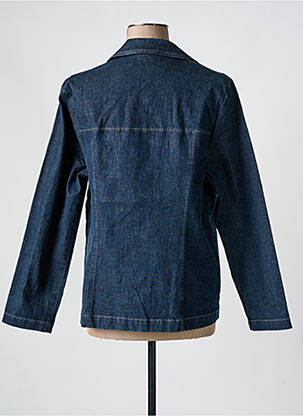 Veste casual col tailleur bleu LUCCHINI femme