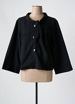 Veste casual col rond gris SETRAK femme