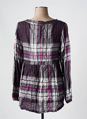 Tunique manches longues manches longues violet SETRAK femme