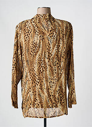Tunique manches longues légère et transparente beige GRIFFON femme