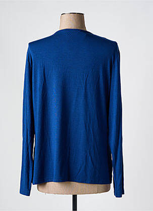 T-shirt manches longues manches longues bleu JEAN DELFIN femme