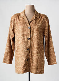 Veste casual tissage suedine beige GRIFFON femme