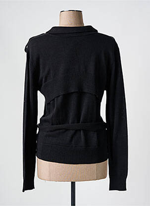 Gilet manches longues stretch noir SETRAK femme