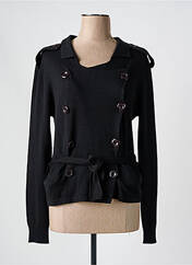 Gilet manches longues noir SETRAK pour femme seconde vue