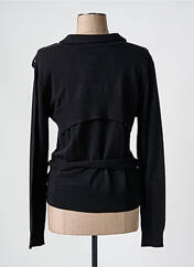 Gilet manches longues noir SETRAK pour femme seconde vue