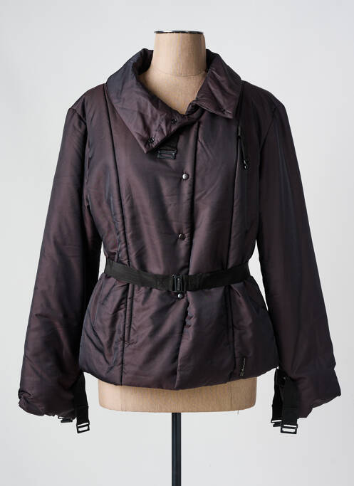 Doudoune finition intérieure doublure satiné sans capuche marron ARMOR LUX femme