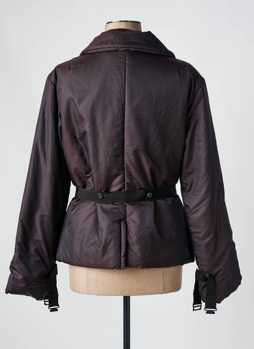 Doudoune finition intérieure doublure satiné sans capuche marron ARMOR LUX femme