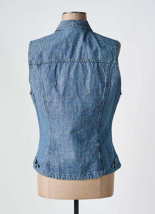 Gilet sans manche bleu SETRAK pour femme