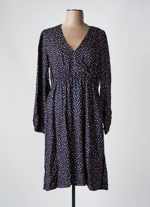 Robe mi-longue bleu ELLE EST OU LA MER pour femme