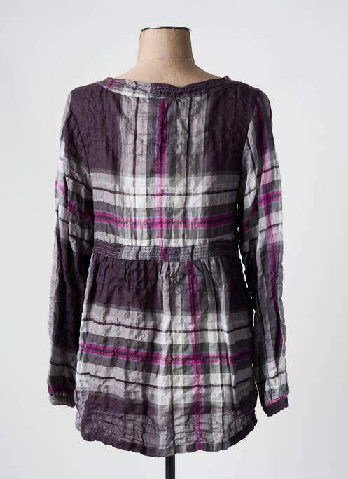Tunique manches longues violet SETRAK pour femme