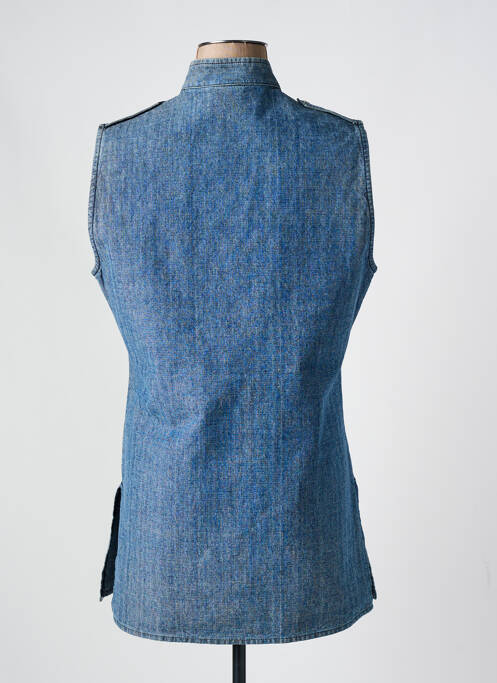 Tunique sans manche bleu SETRAK pour femme